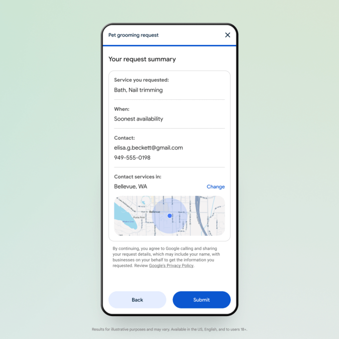 AI-powered calling feature