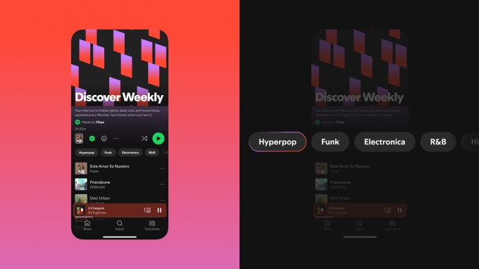 Discover Weekly Controls
